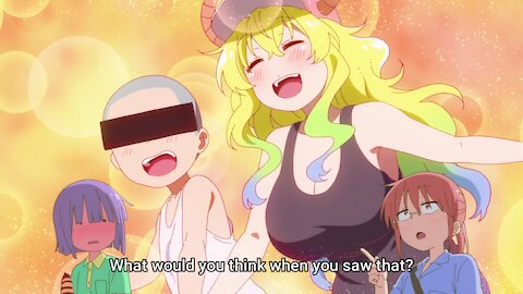 Kobayashi asks Shouta if he like Lucoa | Miss Kobayashi's Dragon Maid S