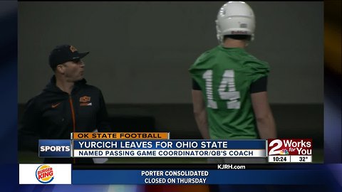 Mike Yurcich leaves Oklahoma State to become Passing Game Coordinator/QB's Coach at Ohio State