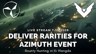 Bounty Hunting in Xi Wangda - Deliver Rarities for Azimuth #elitedangerous #elitedangerousodyssey