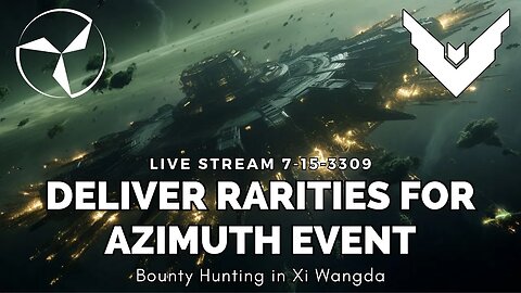 Bounty Hunting in Xi Wangda - Deliver Rarities for Azimuth #elitedangerous #elitedangerousodyssey