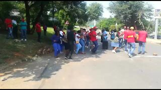SOUTH AFRICA - Pretoria - Unisa Staff Protest - Video (3WL)
