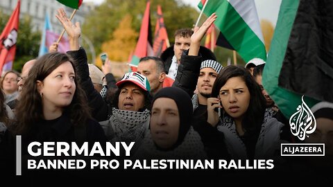Germany banning pro Palestinian rallies citing historic guilt