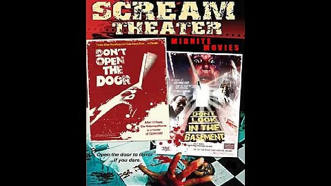 DON'T OPEN THE DOOR 1974 & DON'T LOOK IN THE BASEMENT 1973 Classic Horror DOUBLE FEATURE