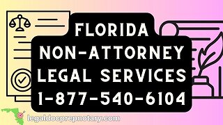 Coral Springs FL Quitclaim | Power Of Attorney & Notarization. Non-Attorney Legal Service