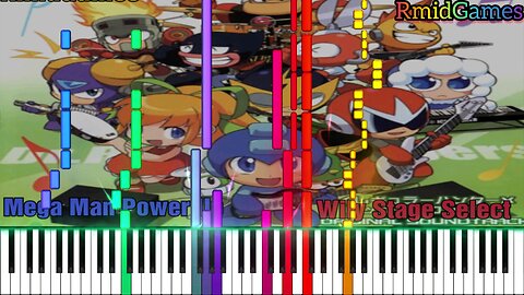 Mega Man Powered Up - Wily's Stage Select (MIDI)