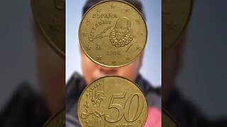 SPAIN 50 EURO CENT 2016. #shorts #viral #coinnotesz