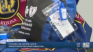 Glendale firefighters helping families cope with COVID-19 hope kits