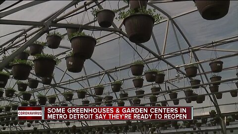 Some greenhouses, garden centers in metro Detroit say they're ready to reopen