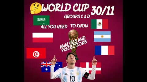 World Cup final round Group C and D Who Will Qualify for next round? #worldcup #qatar #foryou #fyp