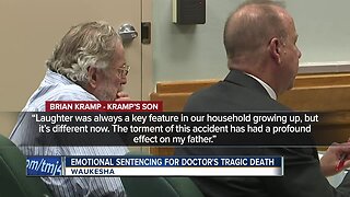Emotional sentencing for doctor's tragic death