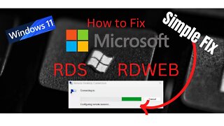 Stuck Configuring Remote Session Windows 11 RDS | RDP| Remote Desktop Connection