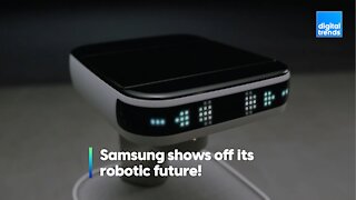 Samsung shows off its futuristic robotic companions