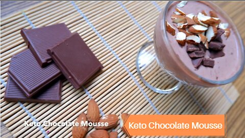 Keto Chocolate Mousse Recipe #Keto #Recipes