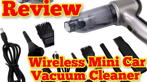 Wireless Handheld Car Vacuum Cleaner Review | Best Car Vacuum Cleaner