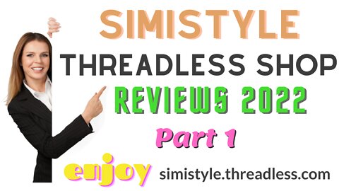 Simistyle Threadless Shop reviews 2022 Part 1. Print on demand tutorial 2022