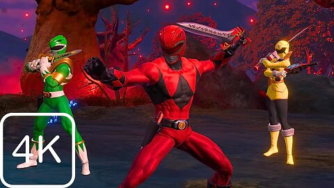 [4K] Green Ranger VS Red Ranger - Power Rangers Battle