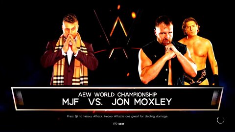 AEW Full Gear 2022 Jon Moxley vs MJF for the AEW World Championship