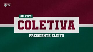 COLETIVA COM O PRESIDENTE ELEITO DO FLUMINENSE