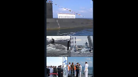 🇷🇺⚓️ Naval parade celebrating Russian Navy Day in Tartous, Syria