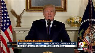 President Trump: 'Mission accomplished'