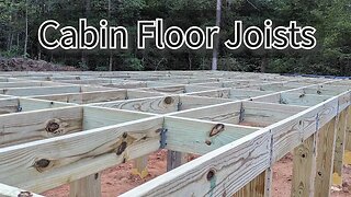 Cabin Build Part 9 Floor Joists & Research