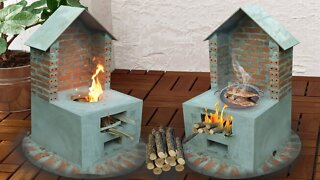 The Amazing Idea To Create Wood Stove From Cement | WiN REACH handmake stove in dream
