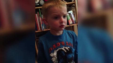 A Little Boy Is Upset Because His Baby Sister Farted in His Room