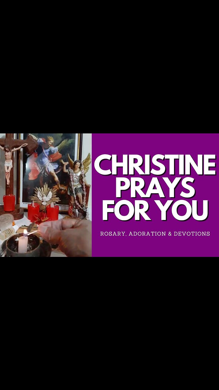 Christine Rumble Friday devotion & Stations of the Cross with Christine - Jan. 13th, 2023