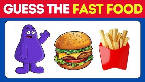 Guess The Fast Food Place By Emoji | Food Quiz