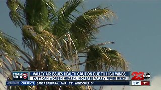 Strong winds in Kern County prompt health concerns