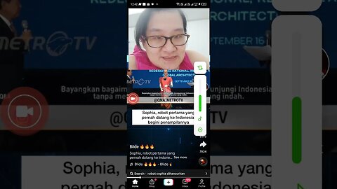 SOPHIA FIRST AI ROBOT VISIT INDONESIA