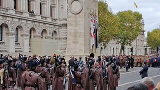 silence for the war dead then the trumpet plays #cenotath