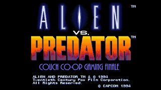 Couch co-op gaming Alien VS Predator Finale