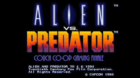 Couch co-op gaming Alien VS Predator Finale