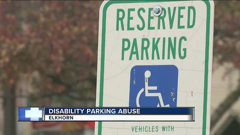 Elkhorn mom calls out city worker who parked in handicapped-accessible spot