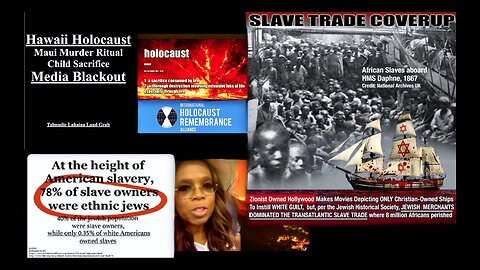 Hawaii Holocaust Maui Murder Ritual Exposes History Of Jewish Slave Trade Crimes Against Humanity