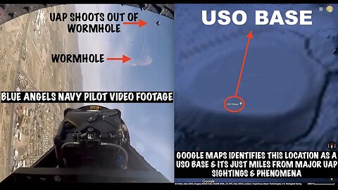 USO Base Discovered & Pilot Films Vortex, UAP Shoot's Out of It!