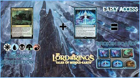 From Nothing to Everything: 5 Color Combo/Reanimator ft. Lord of the Rings Expansion | MTG Arena