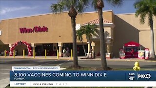 Winn-Dixie to have covid vaccine next week