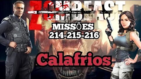 Zombeast Survival Zombie Shooter: Missões, 214 - 215 - 216, Calafrios 💀