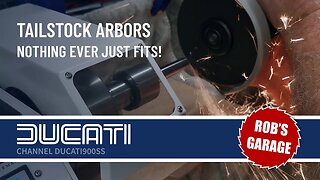 Fitting Mini Lathe Tailstock Arbors - Rob's Garage