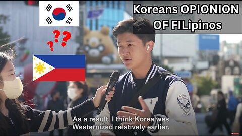 TWO Americans REACTION To What Koreans Think Of The Philippines | Street Interview