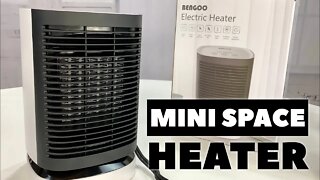 Desktop Electric Oscillating Mini Space Heater Review