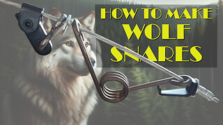 How To Make A "Stinger" Wolf Snare