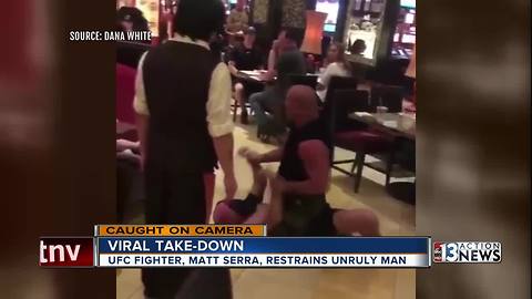 UFC champion subdues unruly customer at area restaurant