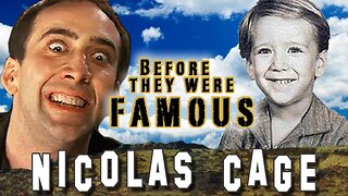 NIC CAGE - Before They Were Famous