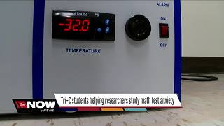 Research project at Tri-C to measure students stress level, during Math tests