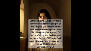 leaning on God deuteronomy 31:6