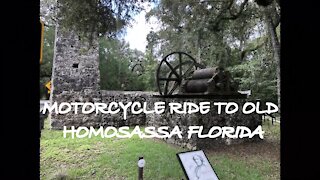 MOTORCYCLE RIDE TO OLE HOMOSASSSA, FLORIDA