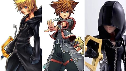 Tough Data Fights, Roxas KH2, Xion KH3.